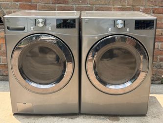 Washer and electric dryer lavadora y secadora eléctrica