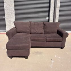 Reversible Chaise Sectional. Delivery Available.