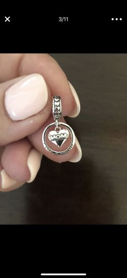 Sterling silver charm fits Pandora