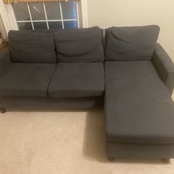 Couch With Detachable Ottoman