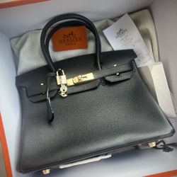 Birkin Bag 30 Black Togo!