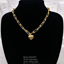 Heart Hardware Necklace 
