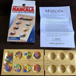 Mancala solid wood Game 