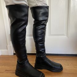 Over Knee Combat Boots Women’s Size 9.5