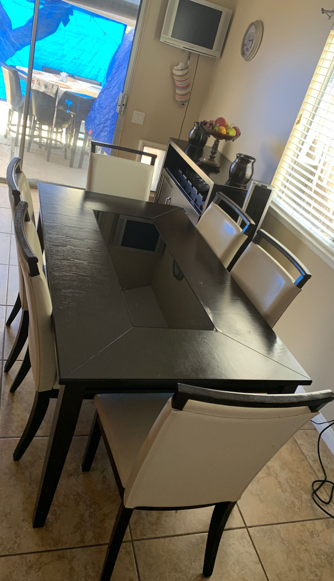Kitchen Table Set with 6 chairs