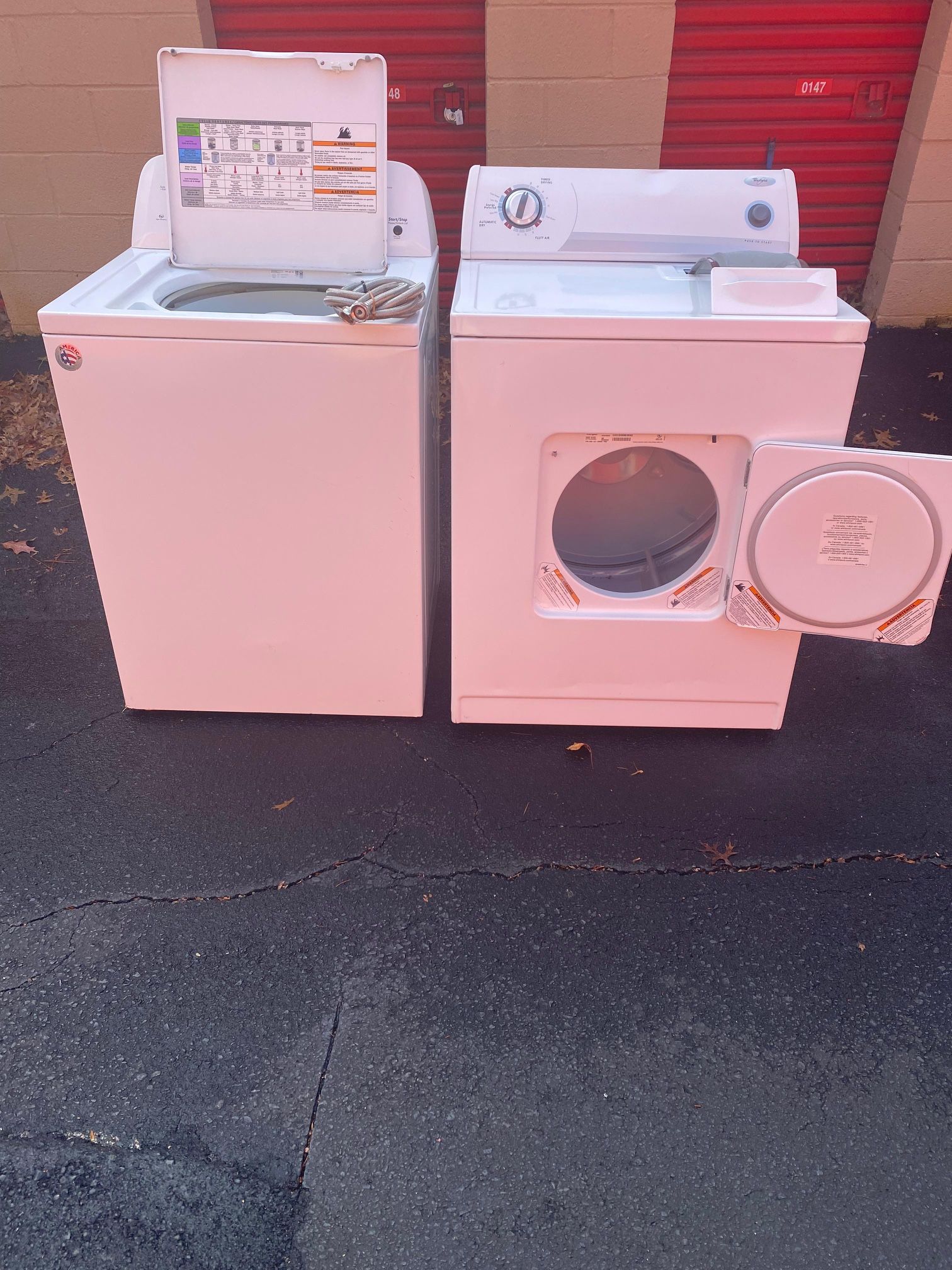 Washer And Dryer. 