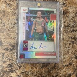 2023 UFC Donruss “SILVER” ~SUGA~SEAN O’MALLEY~Autograph Card🔥RARE! HOLO!