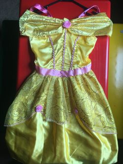 Belle costume size 5-6 6x 7