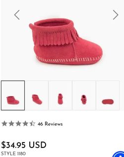 Infant's
Back Flap Booties