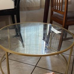 Gold Coffee Table 