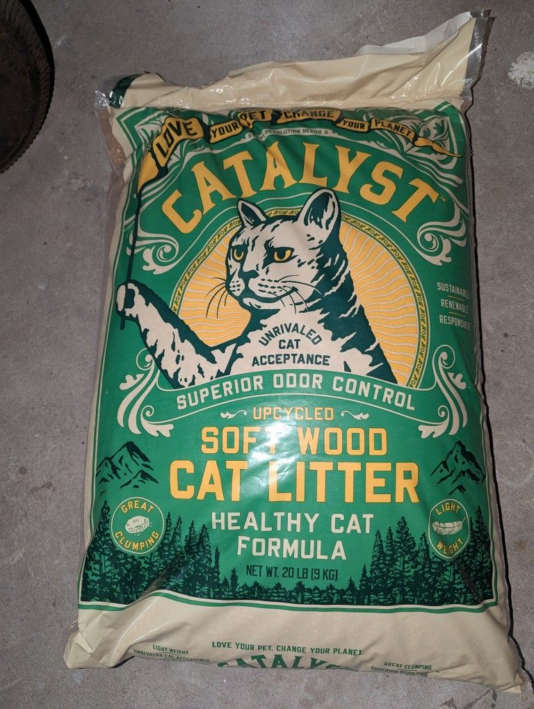 20 Lbs Un-opened Catalyst Cat Litter