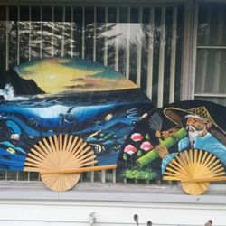 Painted Silk Fan...