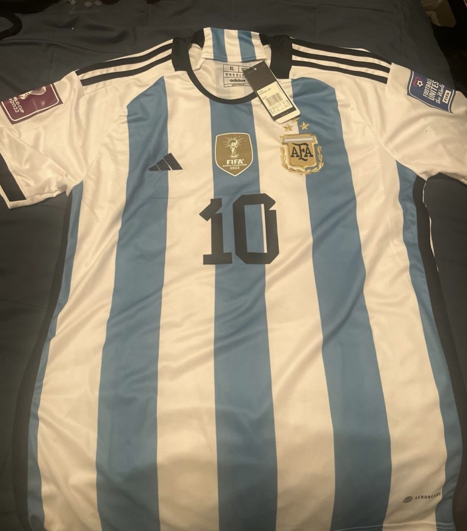 2022 Messi World Cup Argentina Jersey