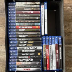 PS4 Games - 31 Games Excellent condition 