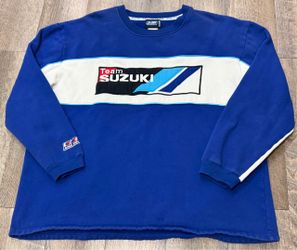 Vintage Team Suzuki Racing Crewneck Sweater size 2XL