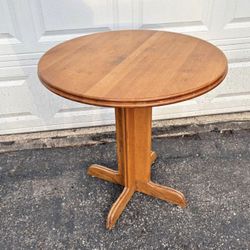 Solid wood Small round top Breakfast Table.