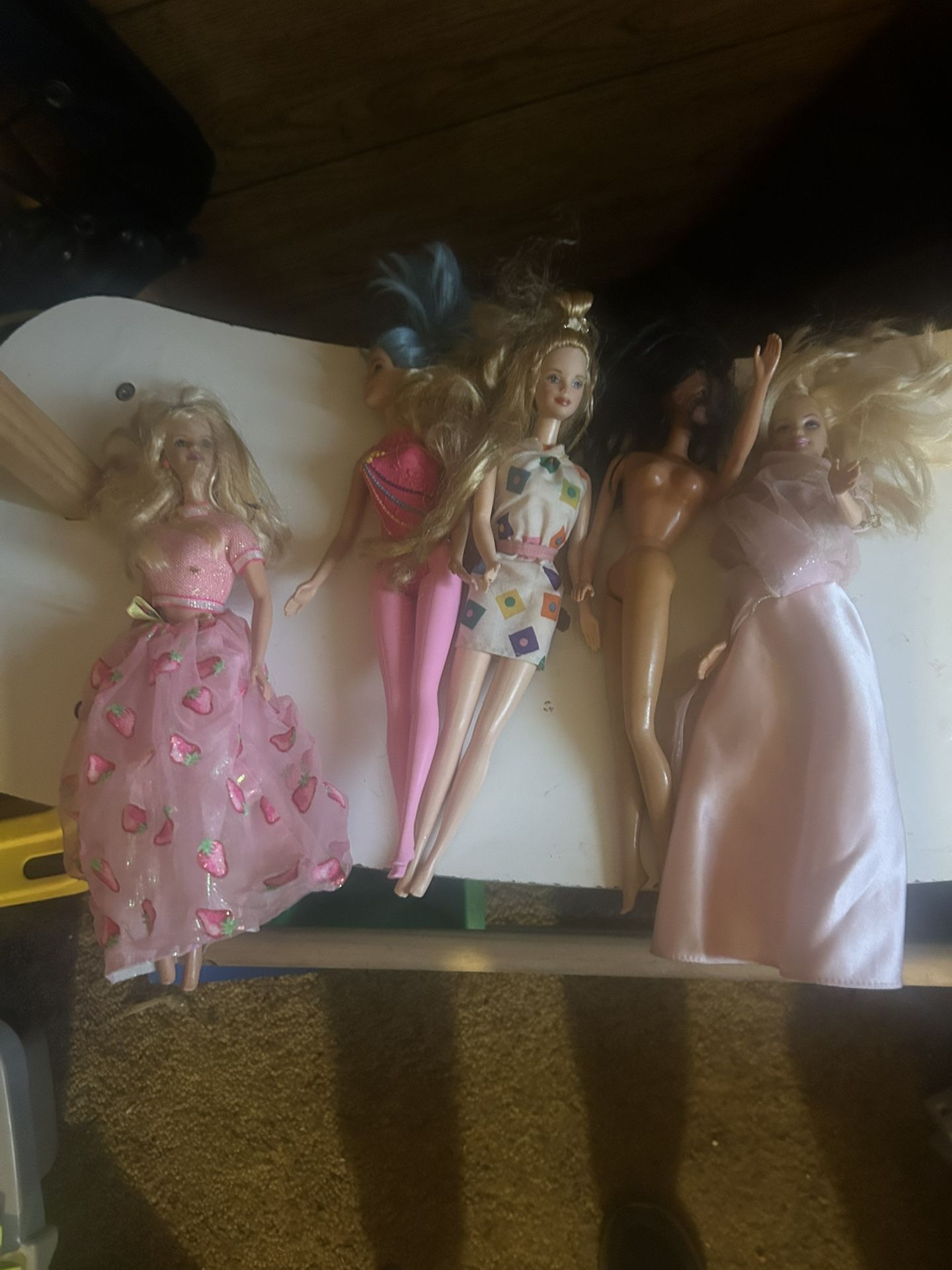 Five Barbies for five dollars