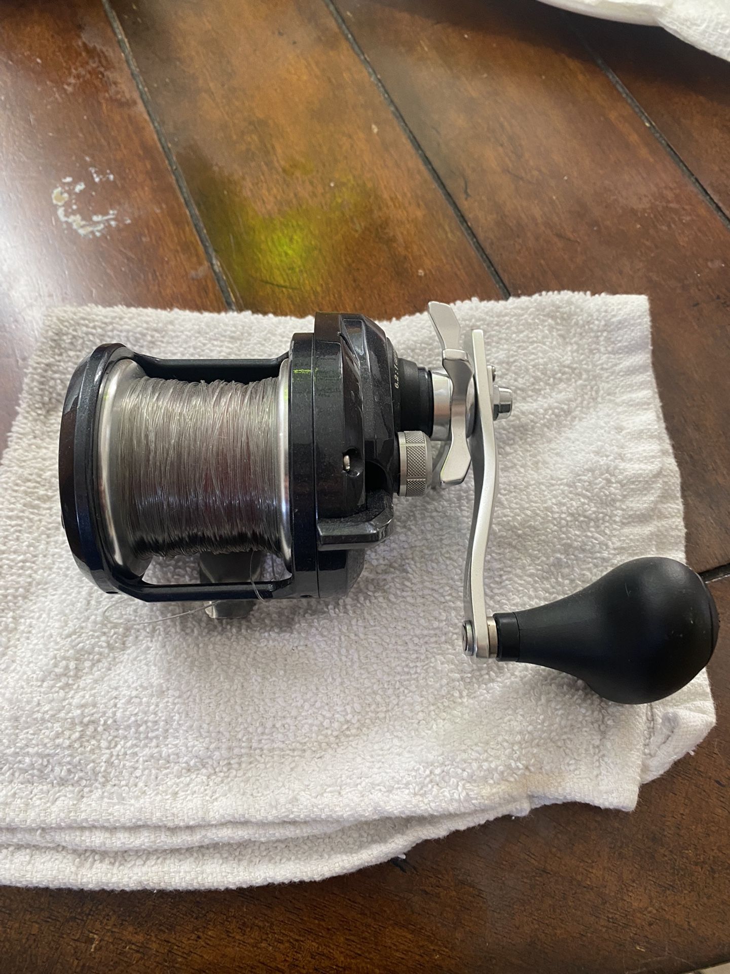 Surface iron Combo Shimano Torium 20 Hg Daiwa Proteus