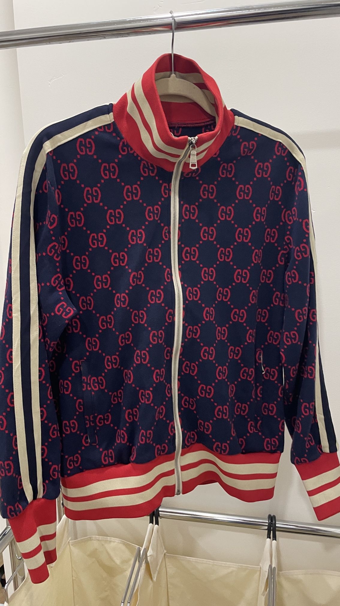 Gucci track jacket Sz L