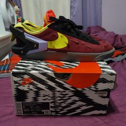 Nike Blazer Low x Acronym Night Maroon