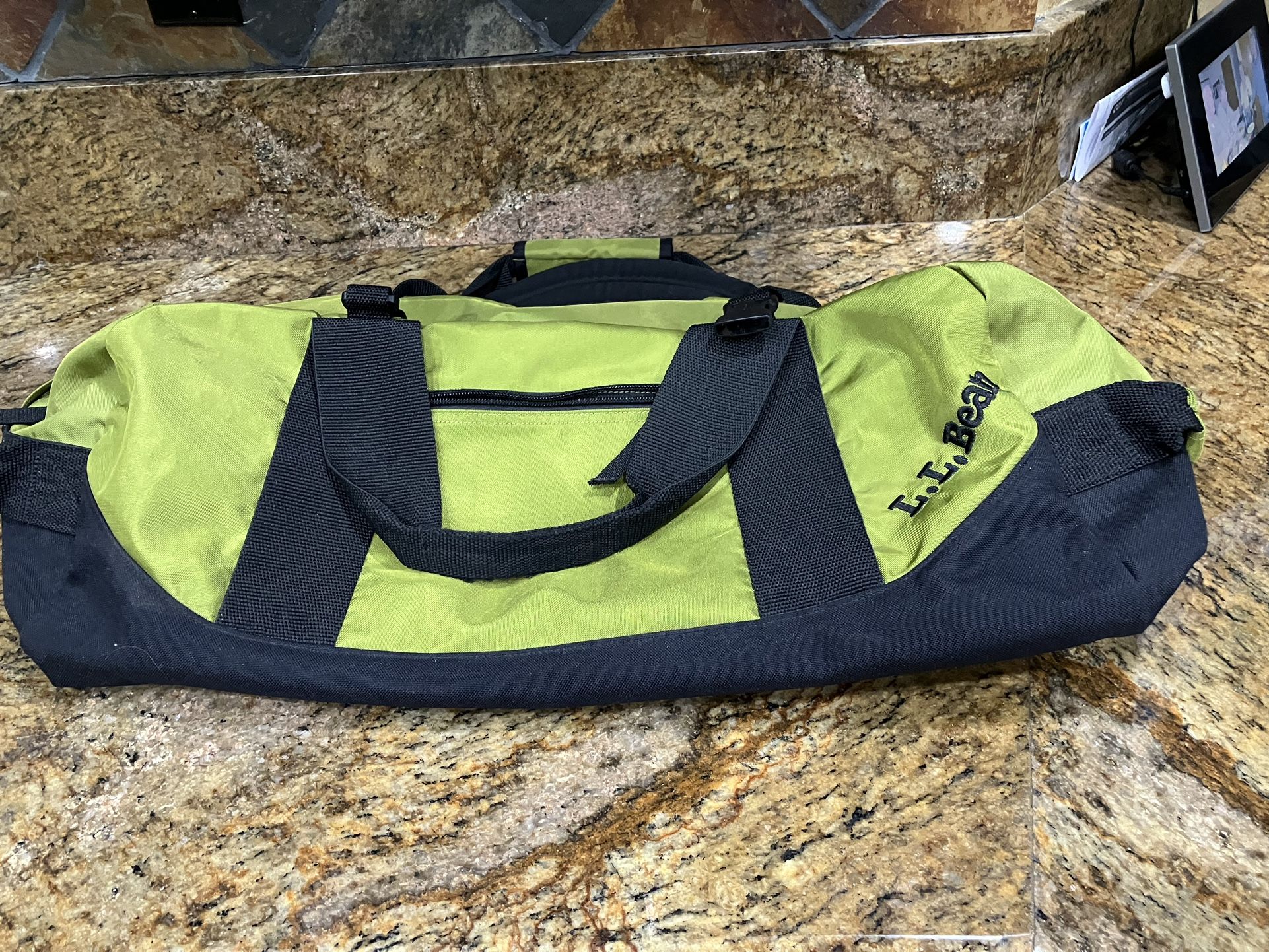 L.L. Bean weatherproof duffel bag