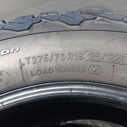 4 Llantas Lt 275 70 R18 Bfgoodrich All Terrain 