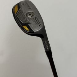 Adams Golf Idea Pro Gold Tour Prototype Hybrid 18* Stiff Flex RH