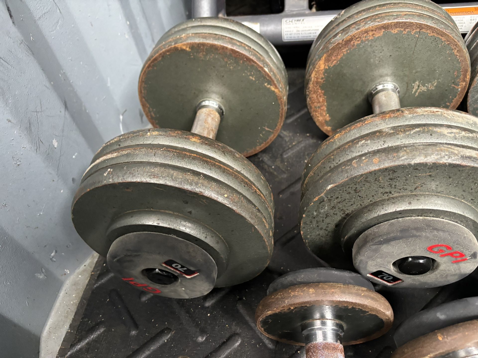70lbs Dumbbells