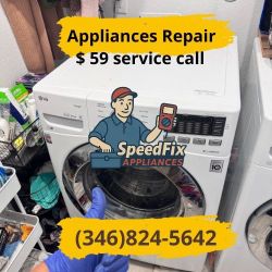 Washer/Dryer/Fridge/Oven /Freezer/Dishwasher Repairs