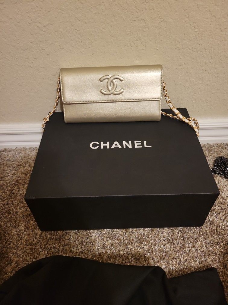 Chanel Gold Wallet