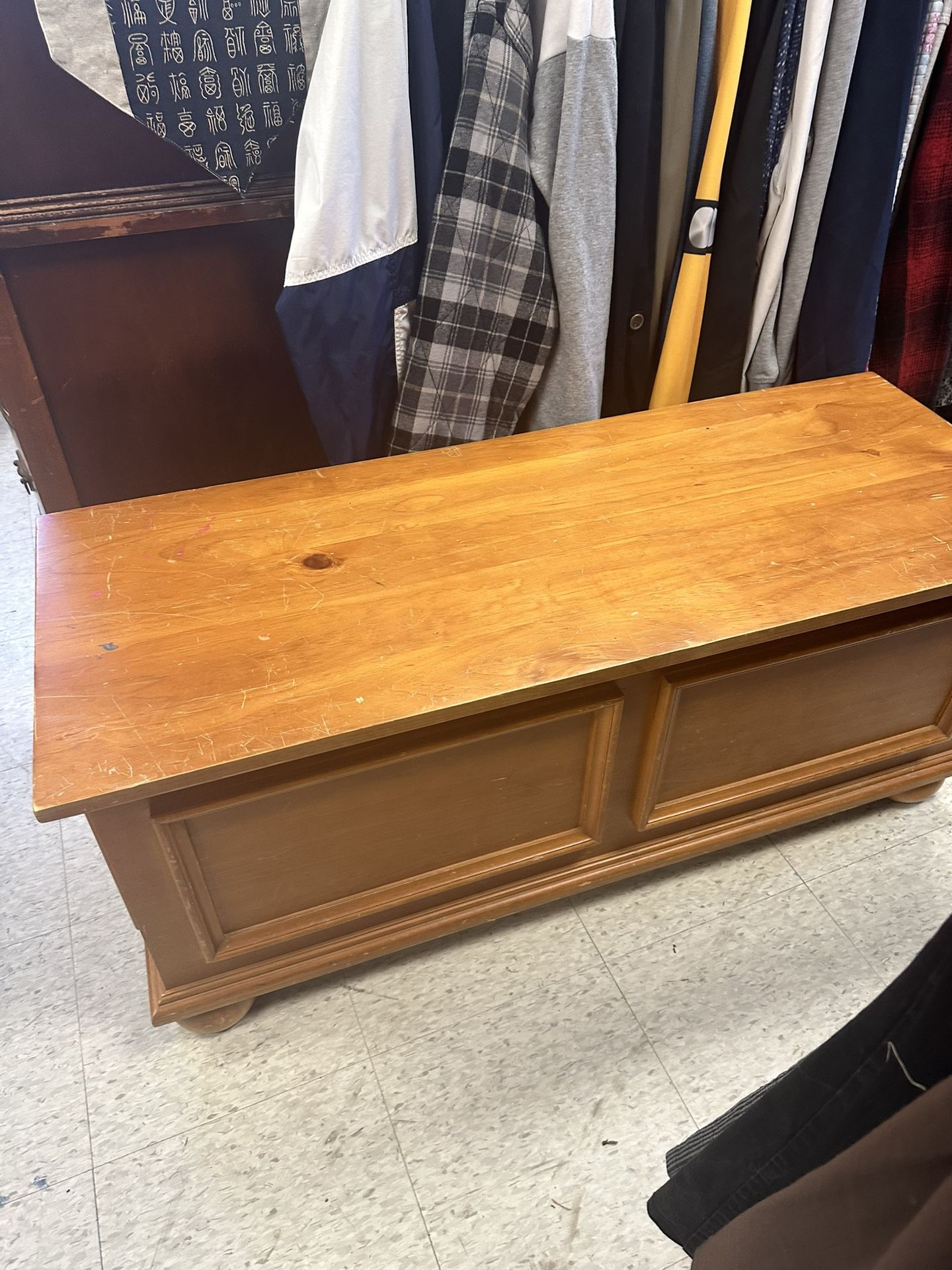Wooden Hope Chest