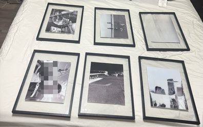 6 floating picture frames 15.5 x 11.5
