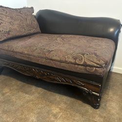 Ashley Furniture Chaise Lounge – Solid Wood – Great Condition  275 Or OBO 