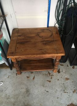 Wood table