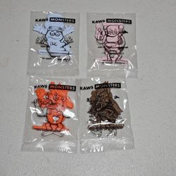 KAWS Cereal Monsters Figures Complete Set (All 4 SEALED)