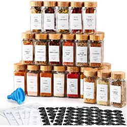 Empty Bottles With Shaker Lids With Labels