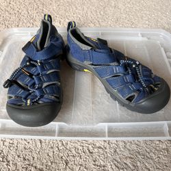 KEEN Kids' Newport H2 Sandals Blue Outdoor Waterproof Size 1