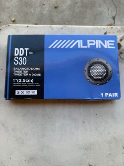Alpine DDT-S30 balanced dome tweeters