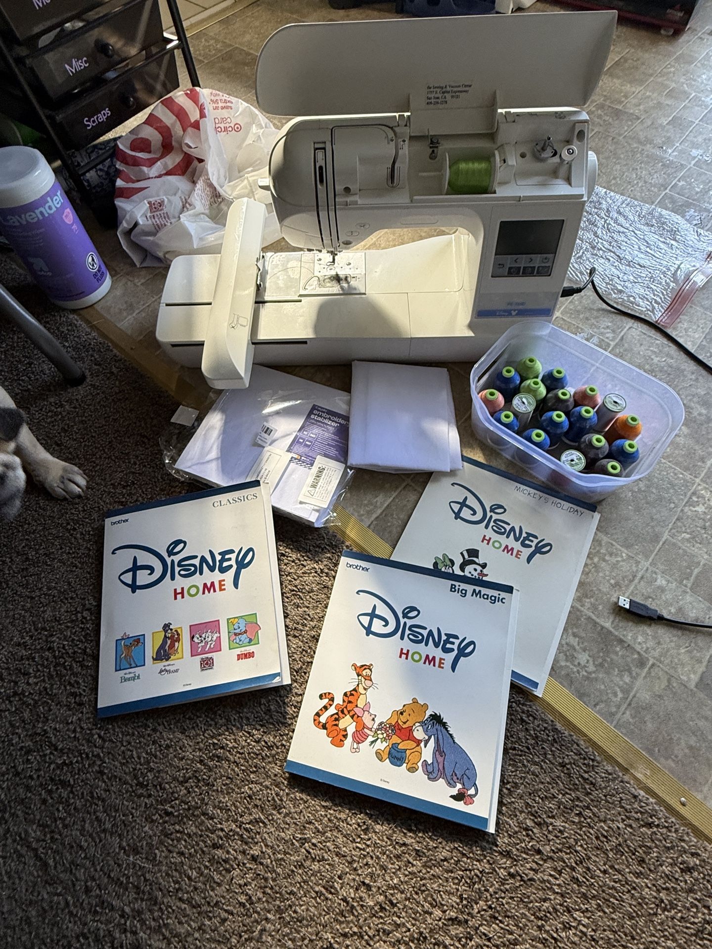 Disney Pe-750d Personal Embroidery Machine