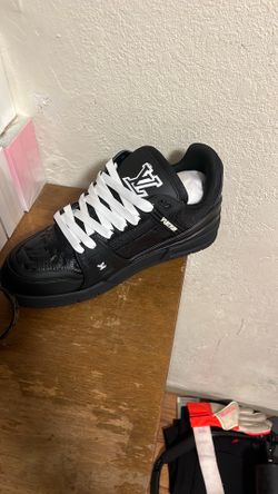 Black LV sneakers