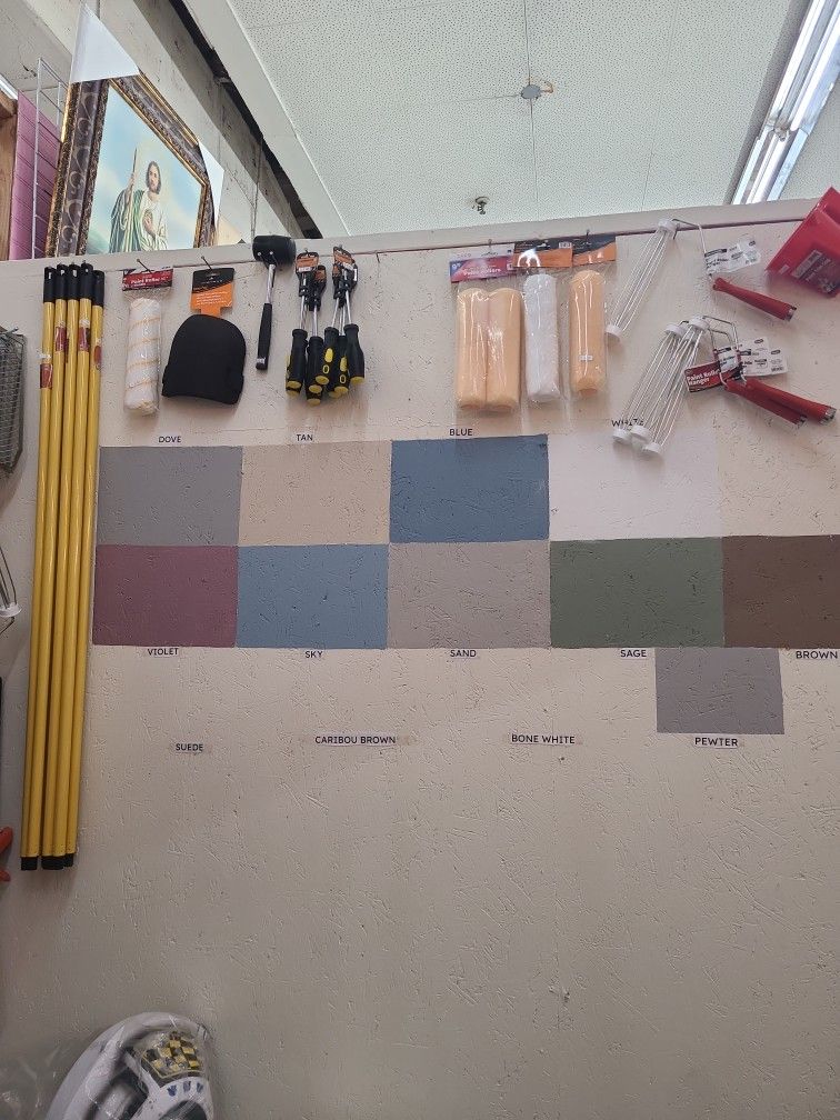 PAINT SUPPLIES AND PAINT