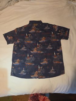 Merry Chrismas Boat Parade Button Up Hoilday shirt
