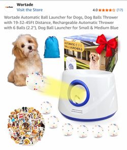 Automatic ball thrower for dog