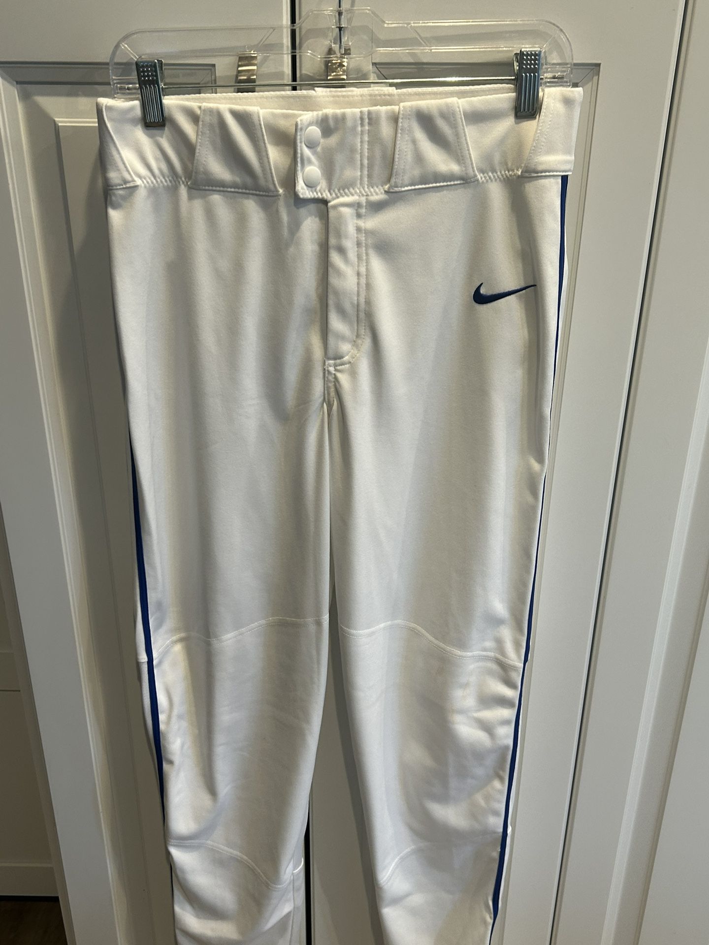 Nike Baseball Pants, Men’s Size Small- Blue Stripe 