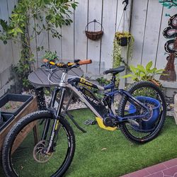 Haibike Xduro Nduro 7.0 Electric Mountain Bike + upgrades.