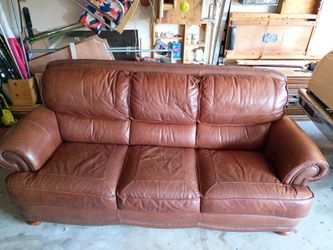 Leather couch