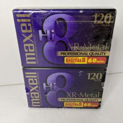 Maxell Hi-8 XR-Metal 120 min 8 mm (2-Pack)