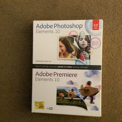 Adobe Photoshop Elements 10 & Adobe Premier Elements 10..