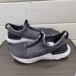 Pre- Owned Men Nike React Phantom Flyknit 2 Running Shoes CJ0277-003 Size 10.5