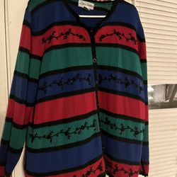 Alfred Dunner Brand Women's Multicolor Sweater Sz. 2X